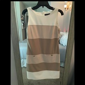 White House black market tailored sheath dress